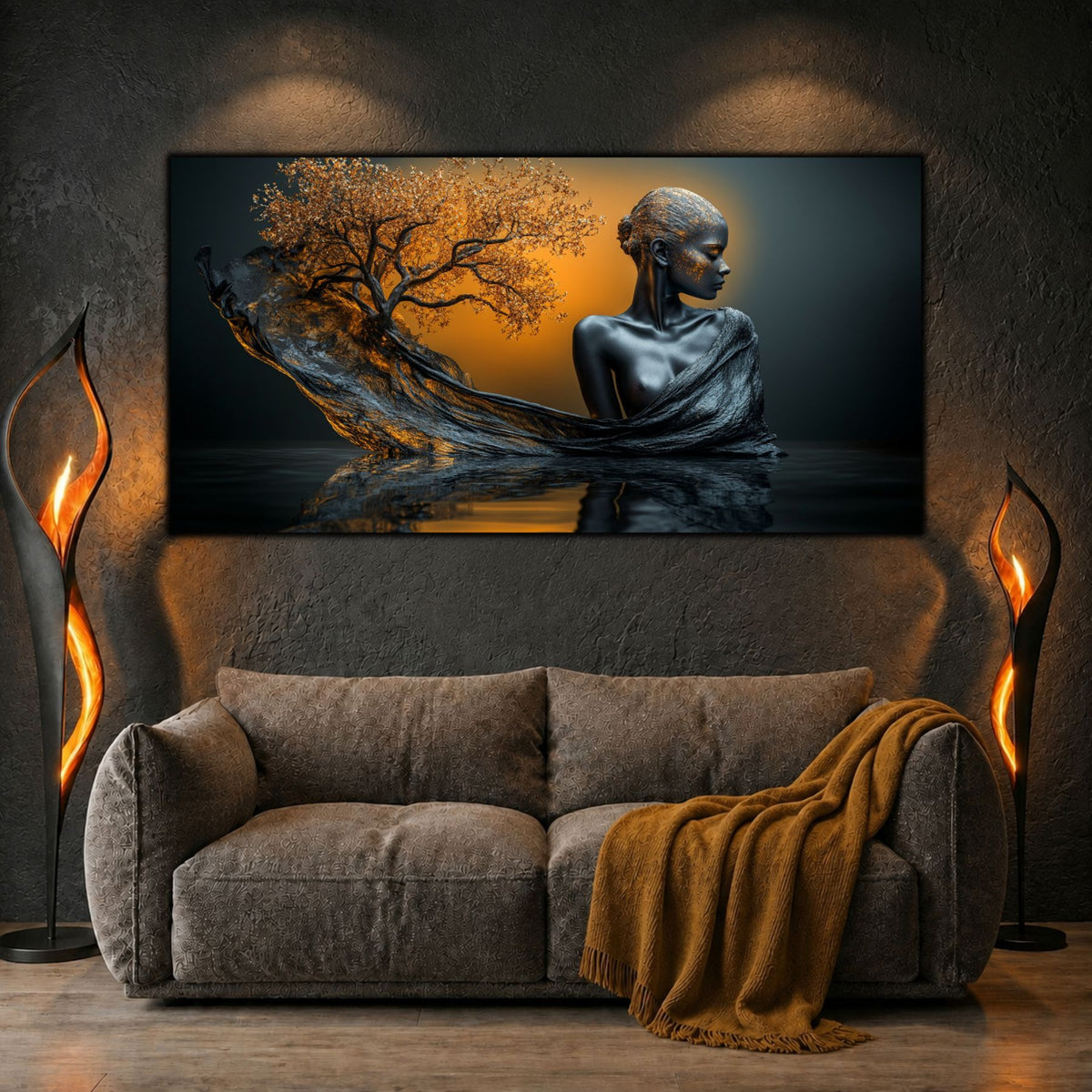 Tablou Modern Living Arborele Apusului Interior