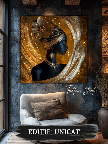 Tablou Sticla - Aurum Divinum - 01