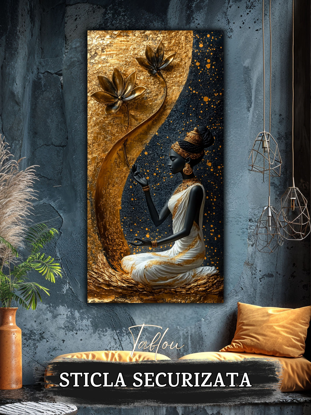 Tablou Sticla  - Aurum Divinum - 14