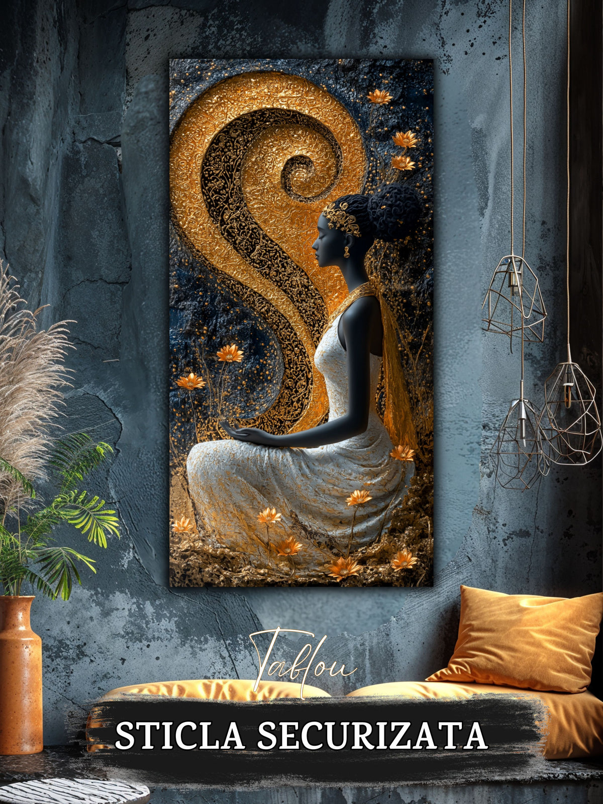 Tablou Sticla  - Aurum Divinum - 18