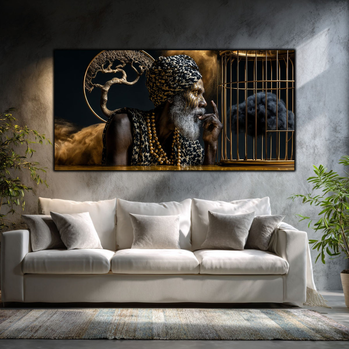 Tablou Modern Living – Iluzia furtunii captive