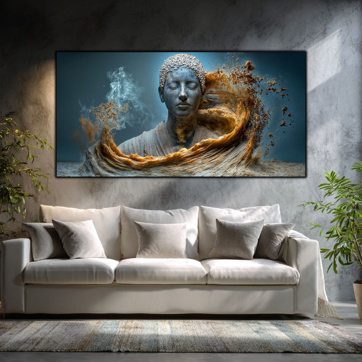 Tablou Abstract Living – Paza gândului senin