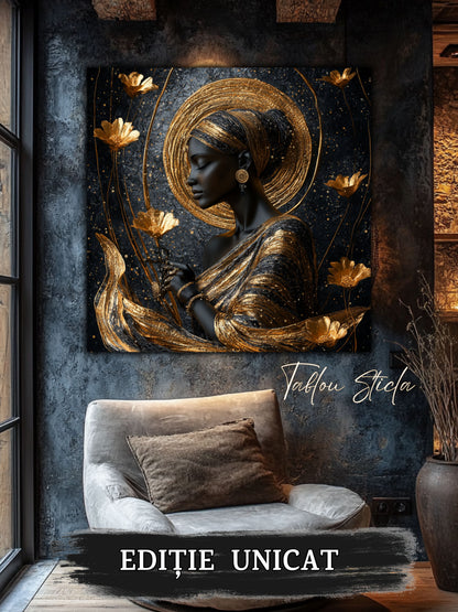 Tablou Sticla - Aurum Divinum - 02