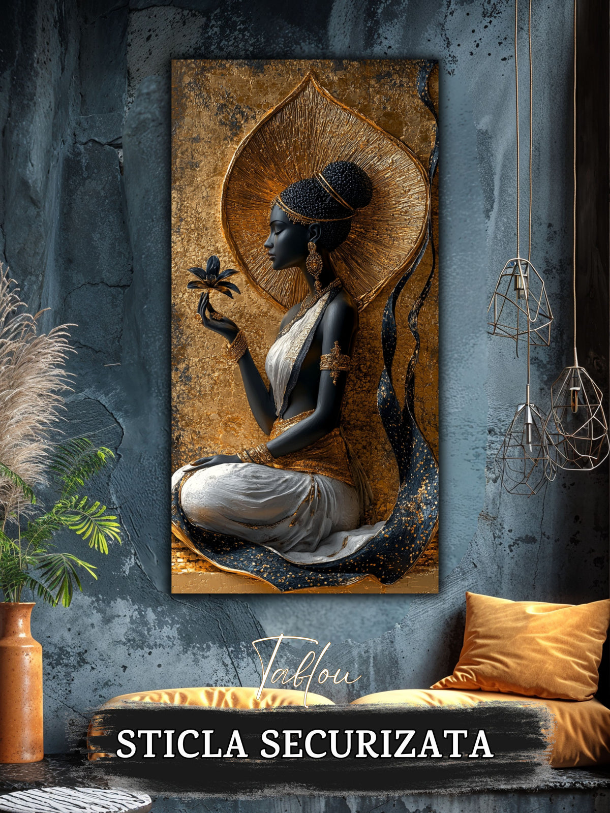 Tablou Sticla  - Aurum Divinum - 22