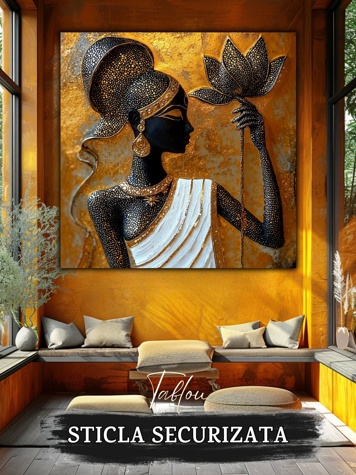 Tablou Sticla Securizata - Inner Lotus - 11
