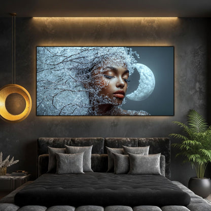 Tablou Decorativ Living Ramuri de Lună