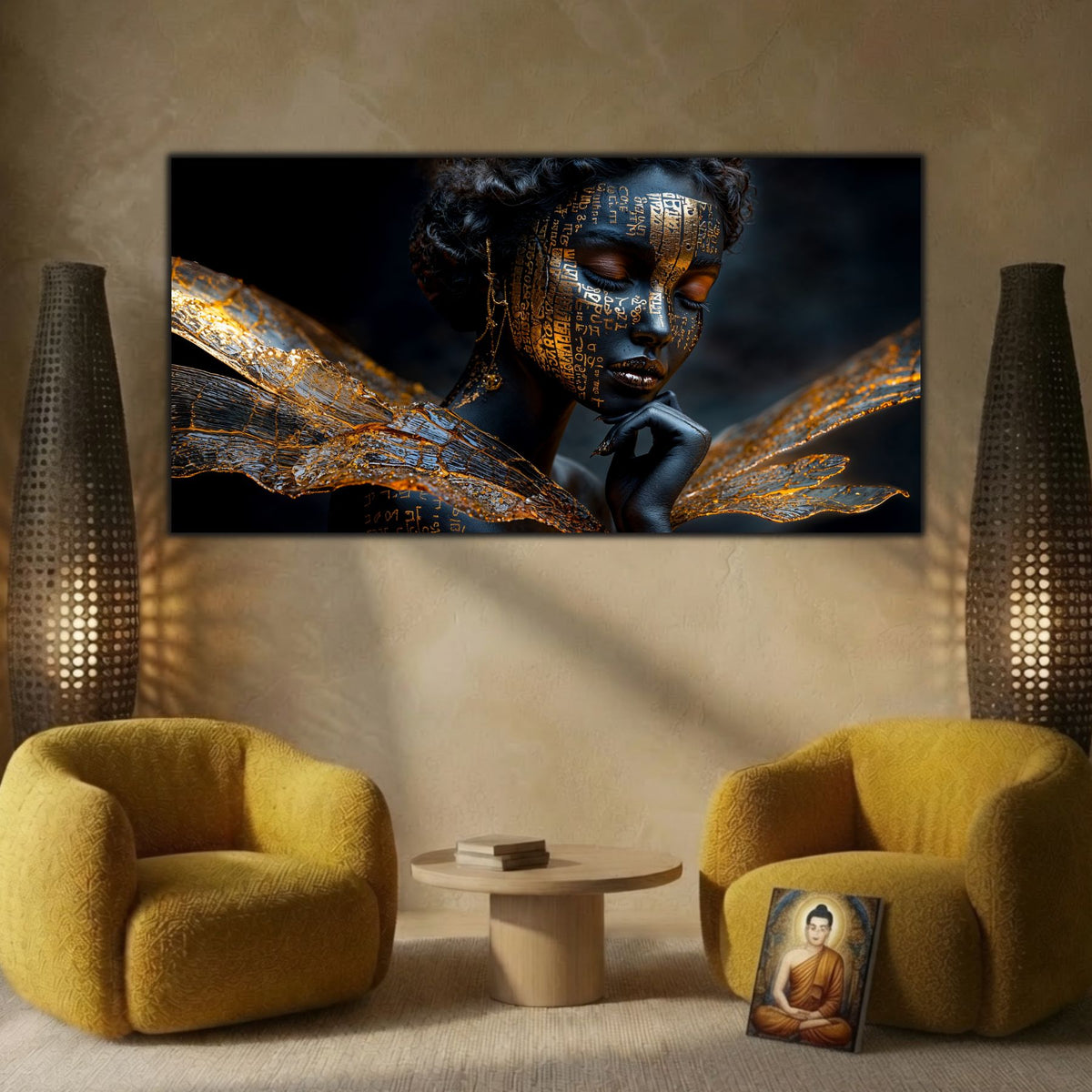 Tablou Dormitor Elegant – Script of Becoming