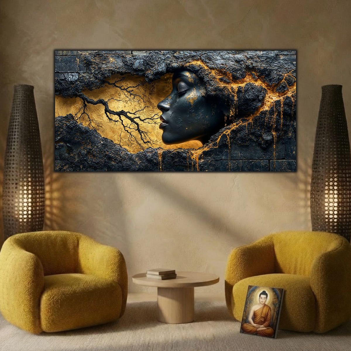 Tablou Modern Sufragerie Creanga De Cărbune