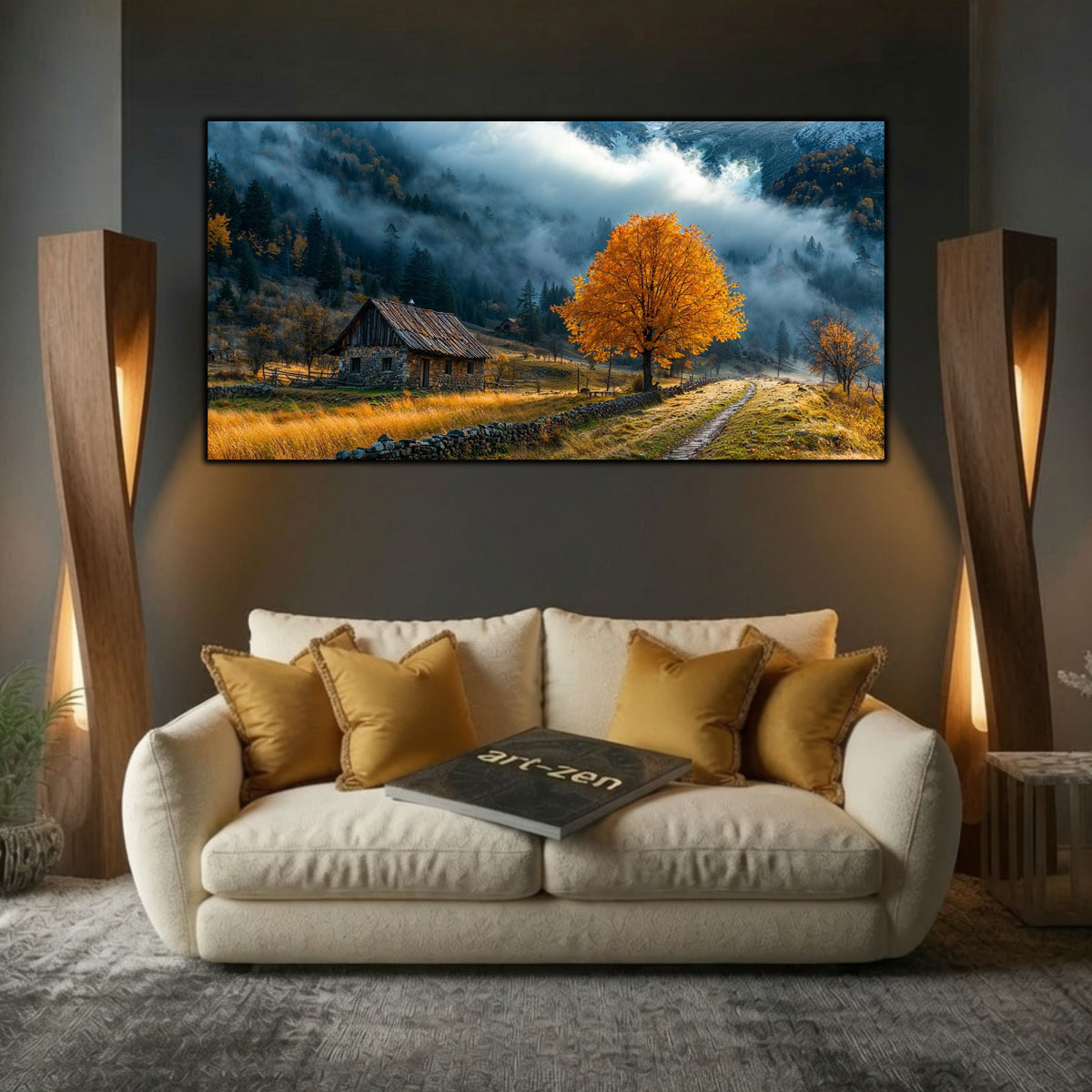 Tablouri Moderne Sufragerie – The Road Beside the Tree | The Long Way Home