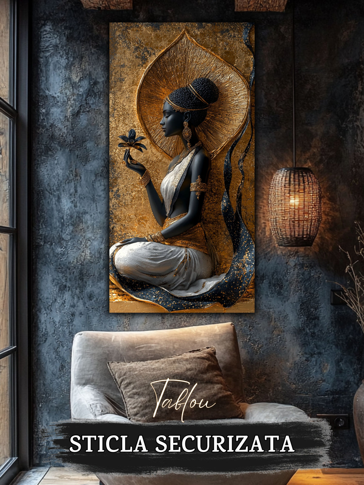 Tablou Sticla  - Aurum Divinum - 22