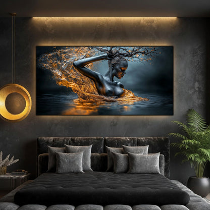 Tablou Modern Living Dansul Apelor de Aur