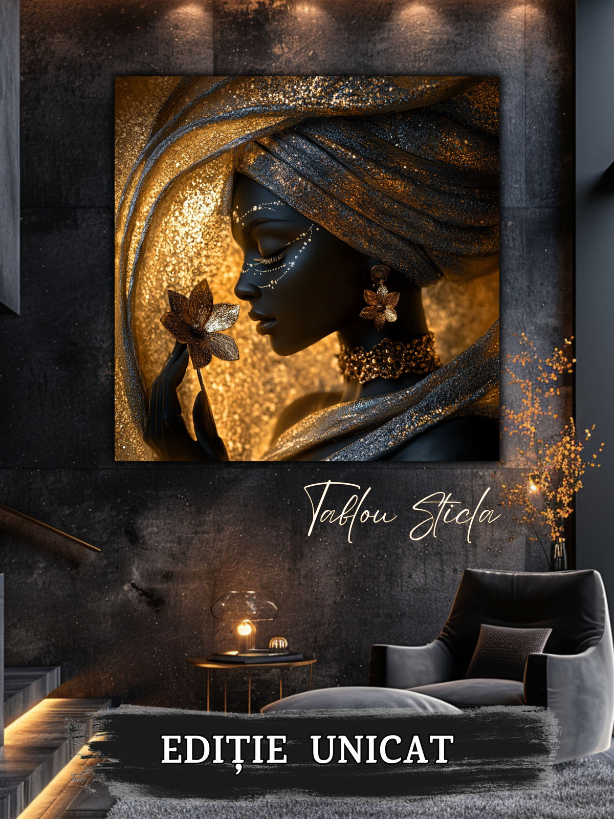 Tablou Sticla - Aurum Divinum - 11