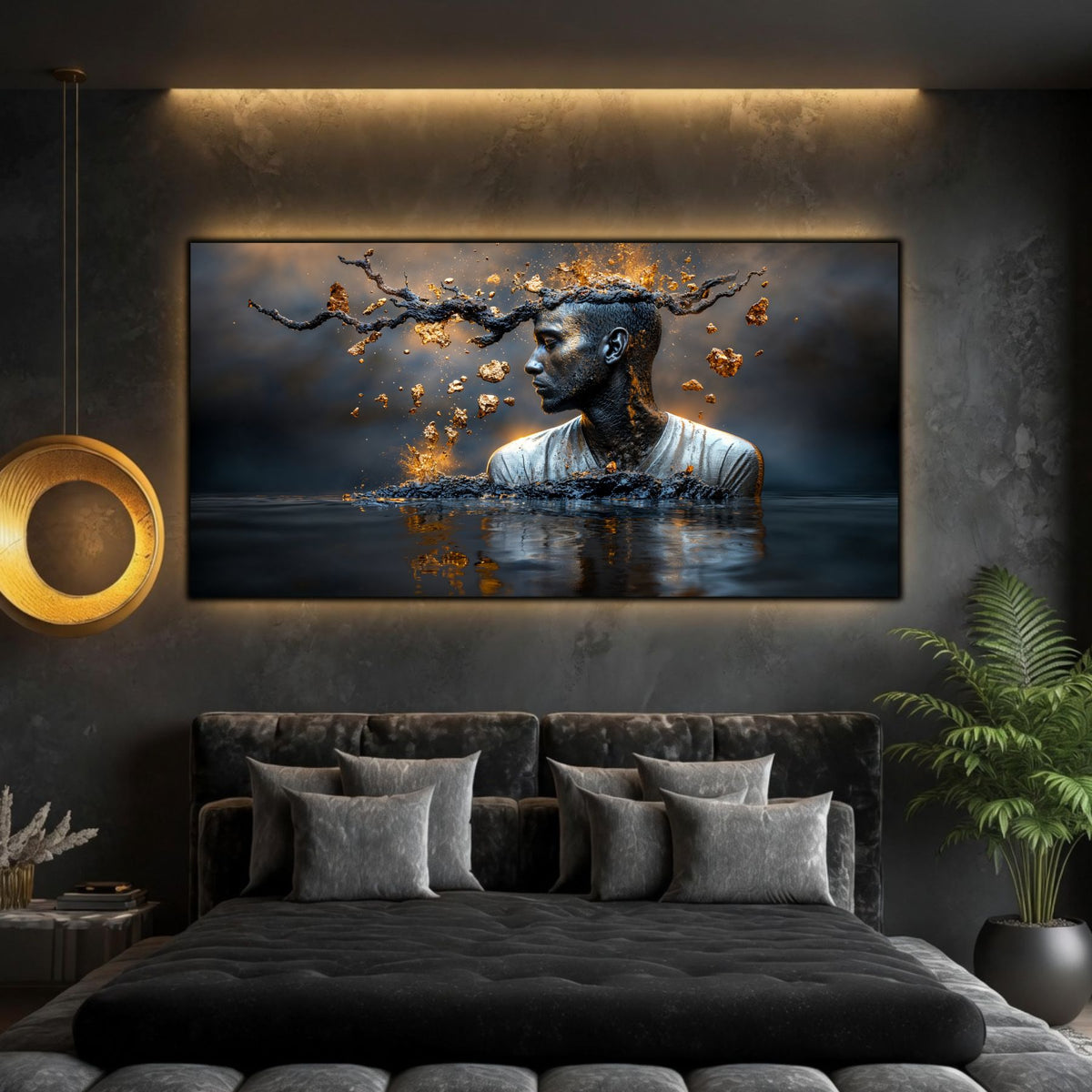 Tablou Modern Living Coroana Ramurilor de Foc
