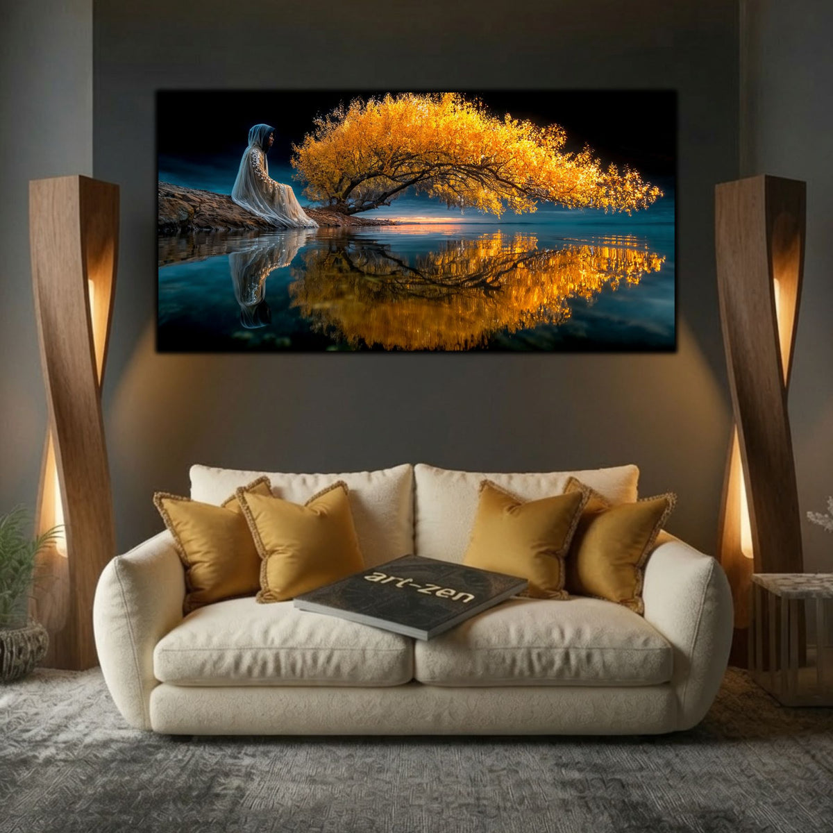 Tablou Living Sticlă – The Tree That Remembers