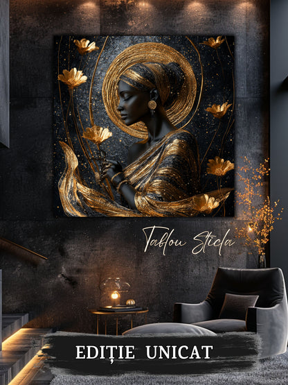 Tablou Sticla - Aurum Divinum - 02