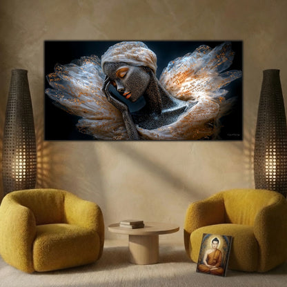 Tablou Elegant Living Tăcerea Scrisă în Lumină