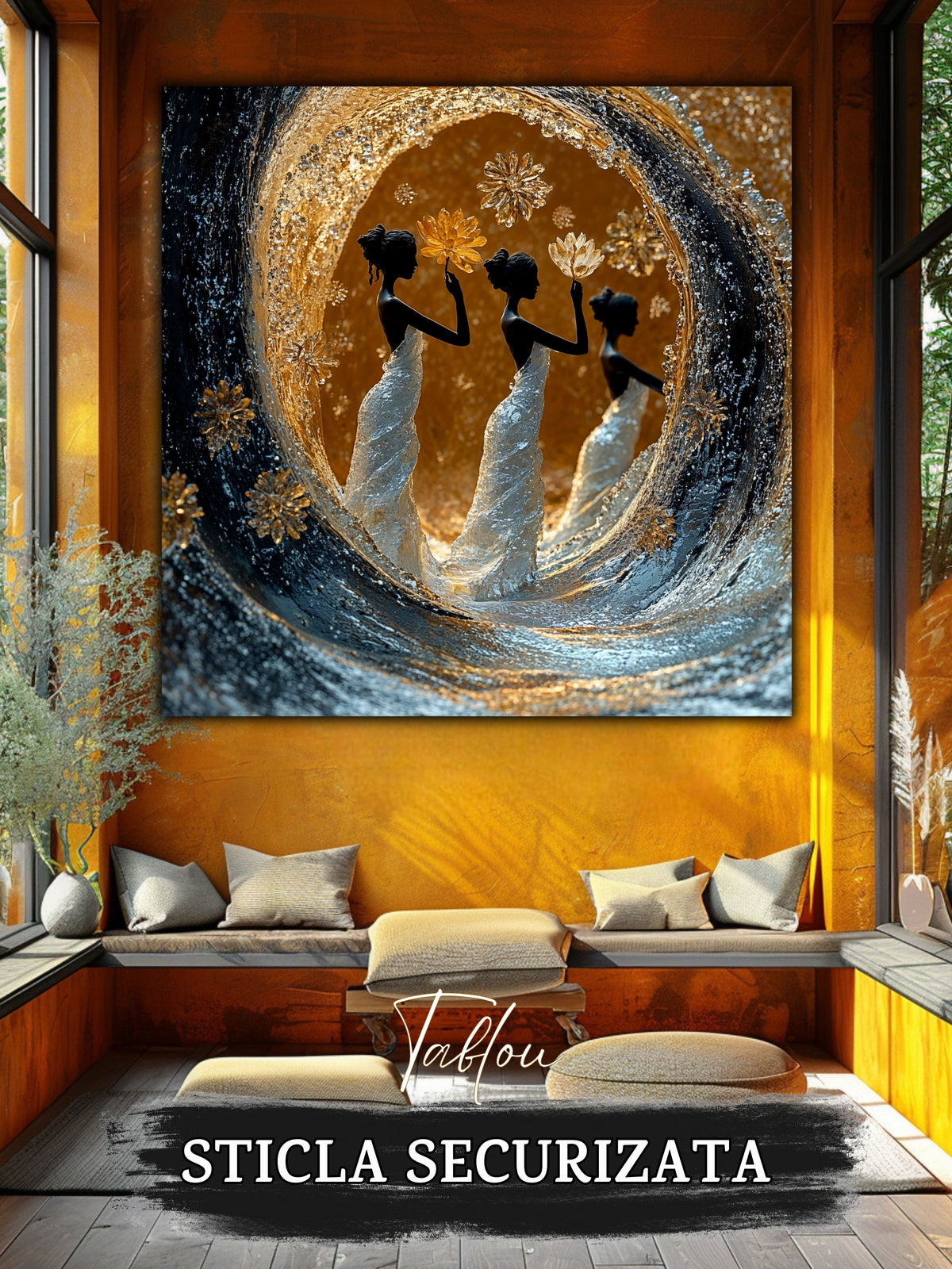 Tablou Sticla Securizata - Twisted Dream - 04