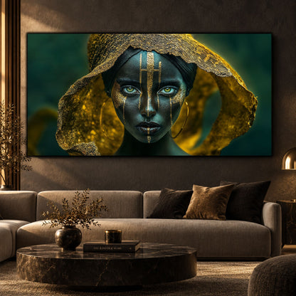 Tablou Dormitor Elegant – Gilded Axis