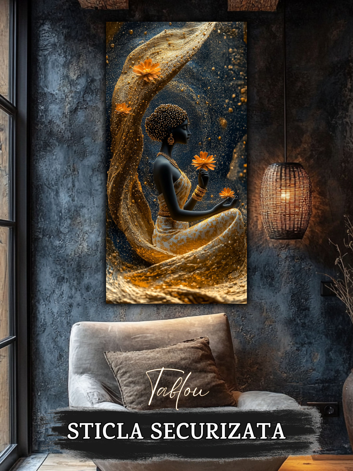 Tablou Sticla  - Aurum Divinum - 19