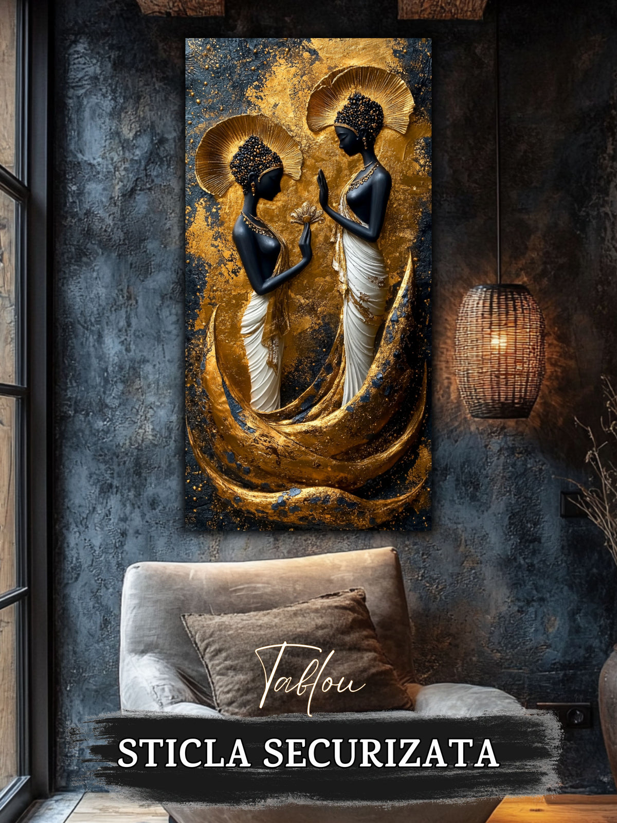 Tablou Sticla  - Aurum Divinum - 17
