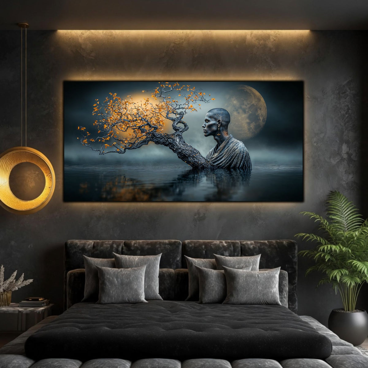 Tablou Modern Living Veghetorul Arborelui Lunar