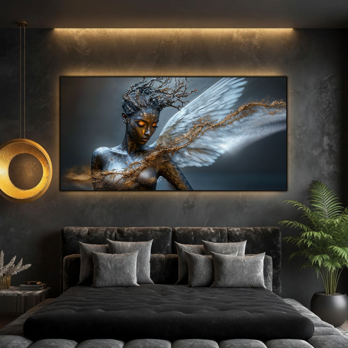 Tablou Modern Living Aripa Albă a Devenirii