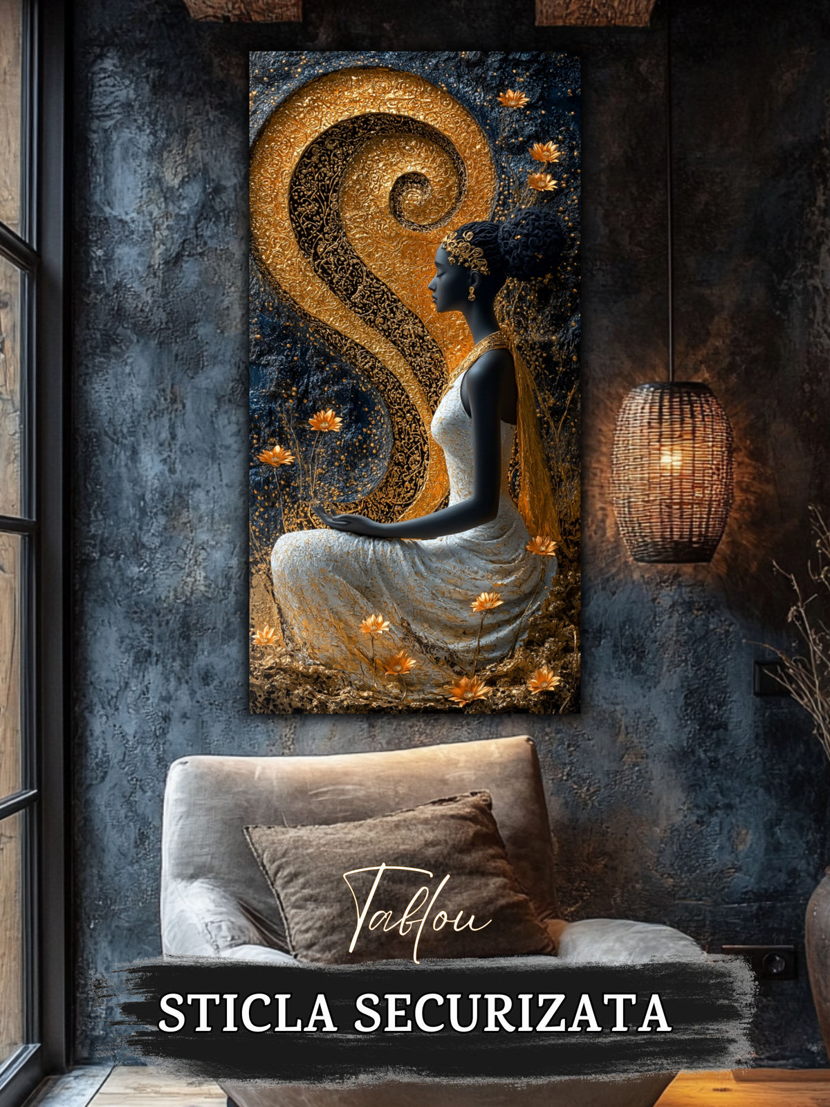 Tablou Sticla  - Aurum Divinum - 18