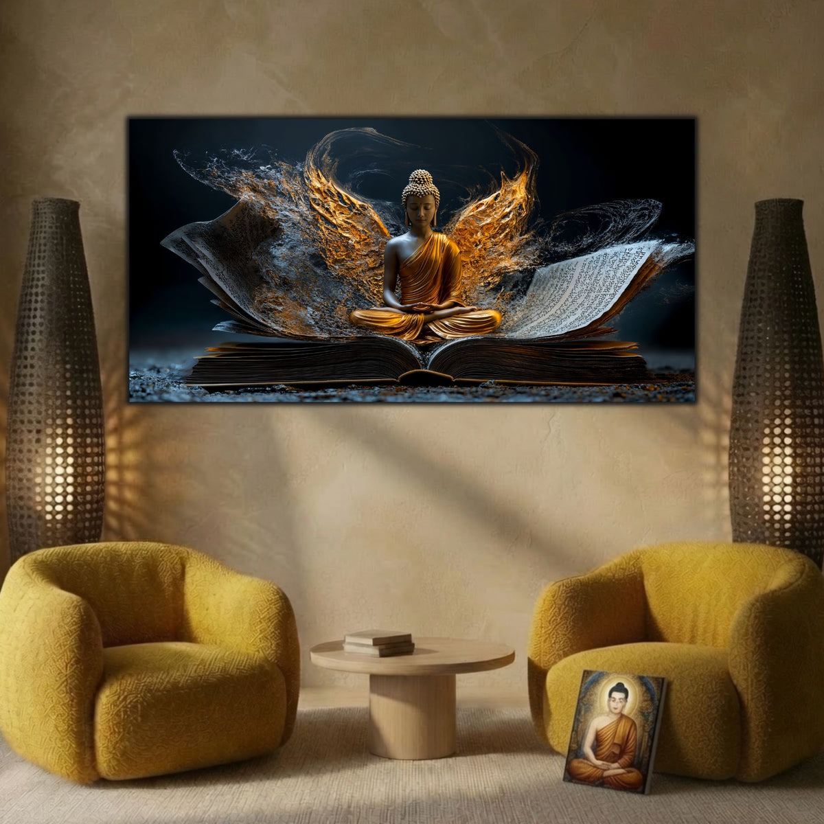 Tablou Living Elegant – Aripile Cunoașterii Tăcute