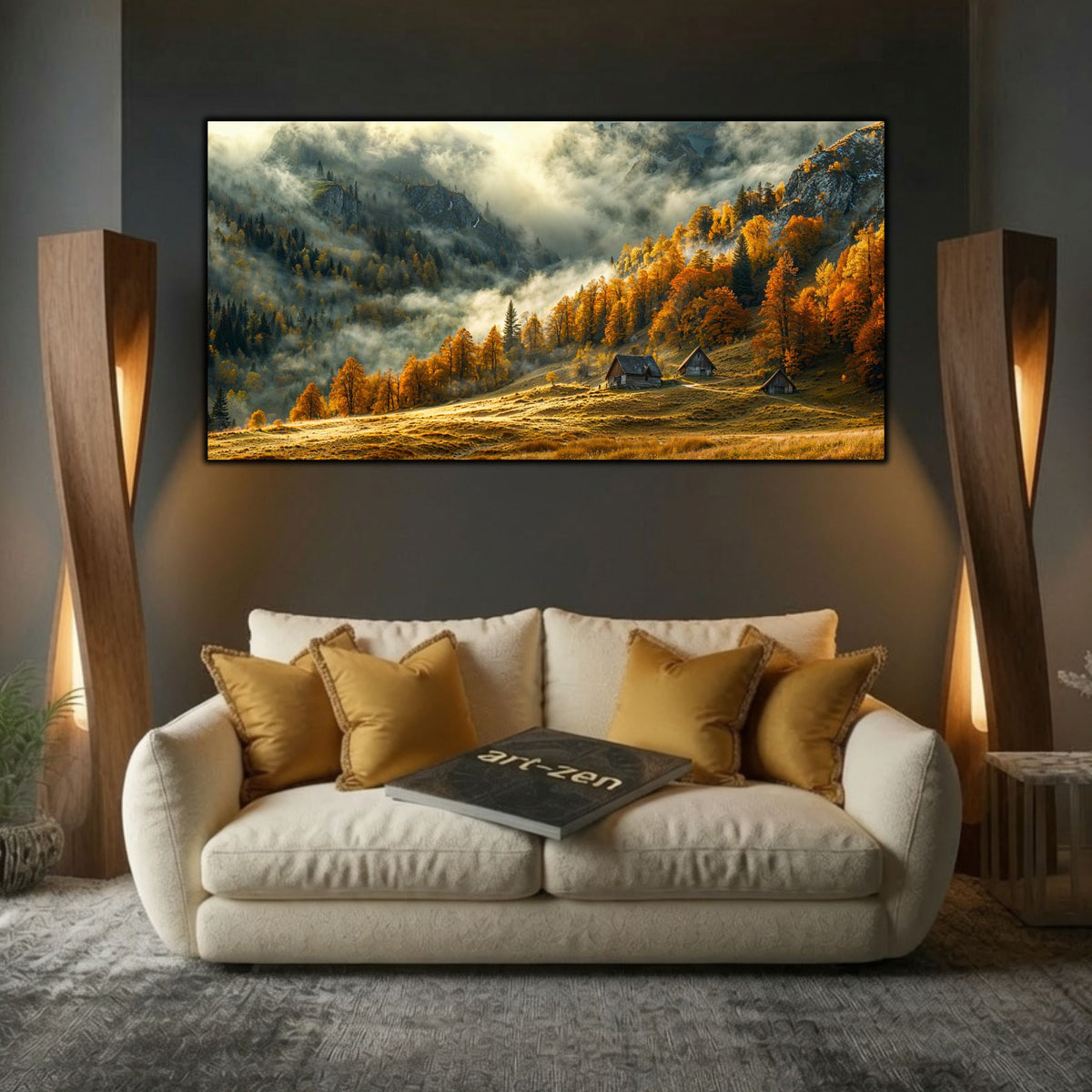 Tablouri Moderne Sufragerie – The Golden Valley | The Long Way Home