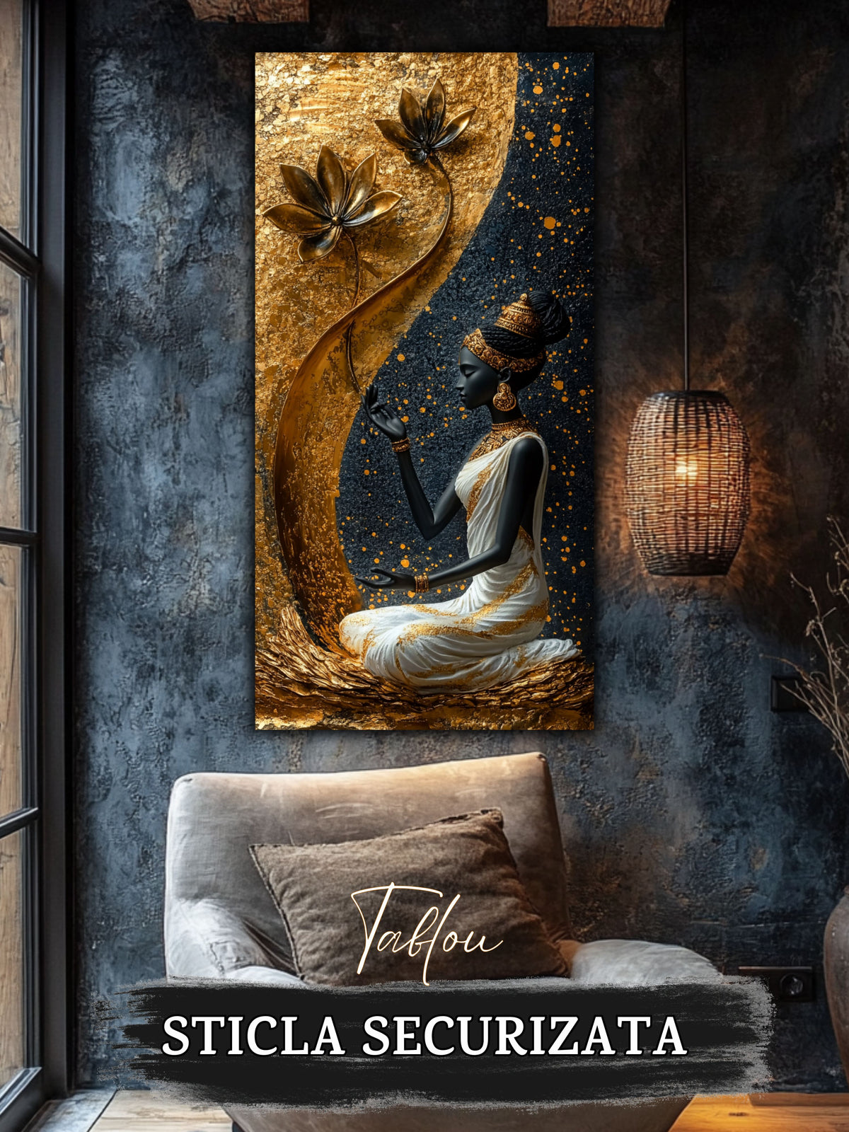 Tablou Sticla  - Aurum Divinum - 14