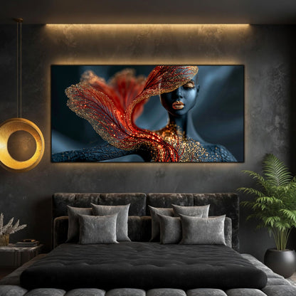 Tablou Abstract Living – The Crimson Veil