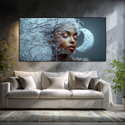 Tablou Decorativ Living Ramuri de Lună