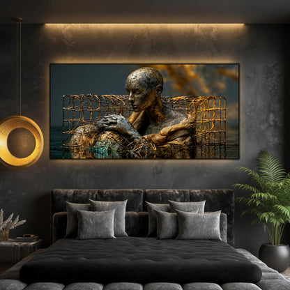 Tablou Modern Living – Paza cuștii de aur scufundate