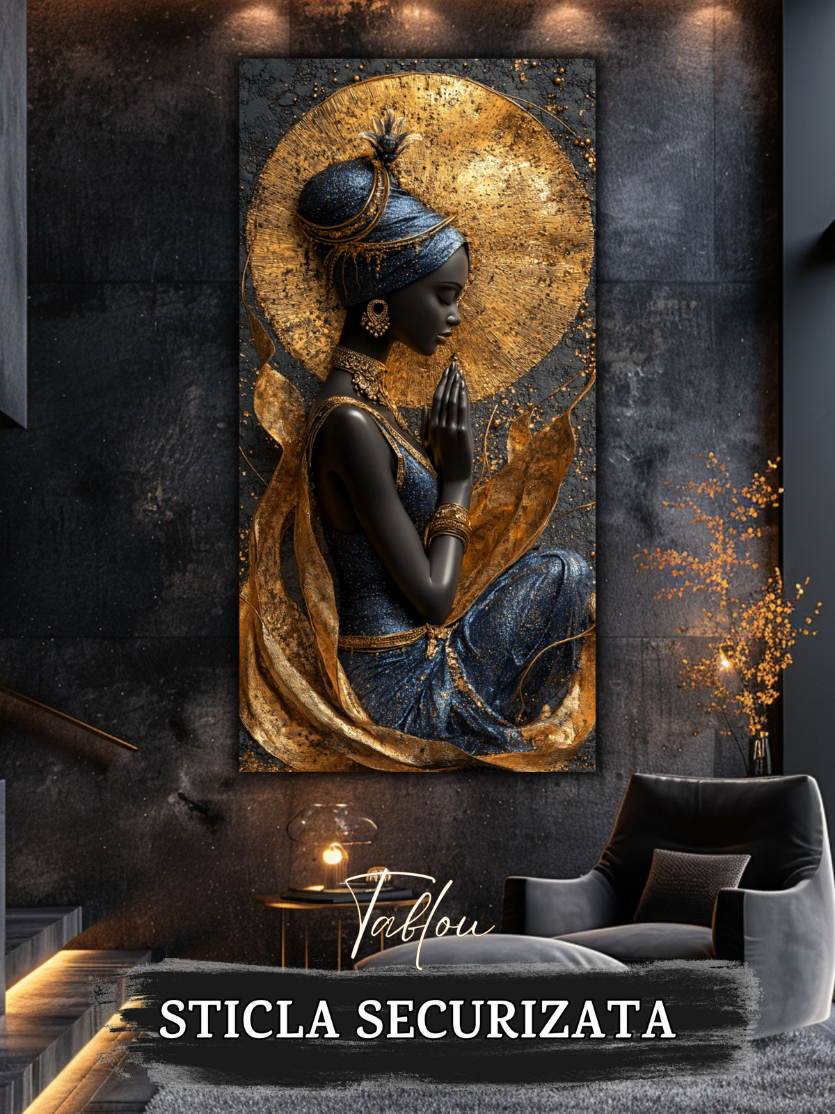 Tablou Sticla  - Aurum Divinum - 13