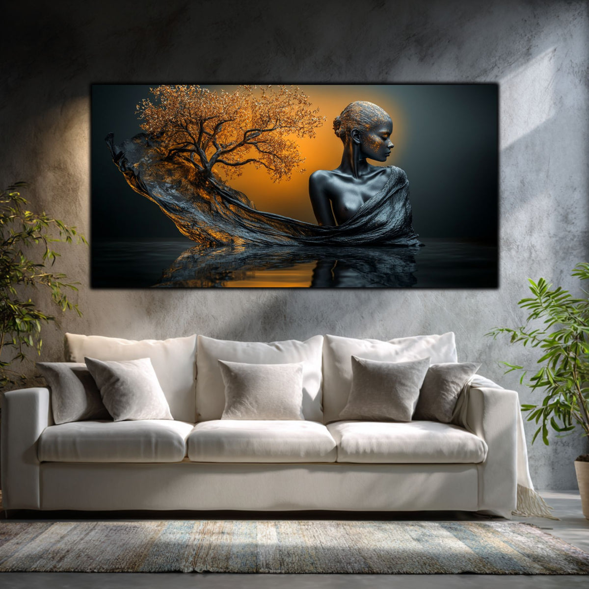 Tablou Modern Living Arborele Apusului Interior
