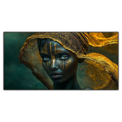 Tablou Dormitor Elegant – Golden Stillness