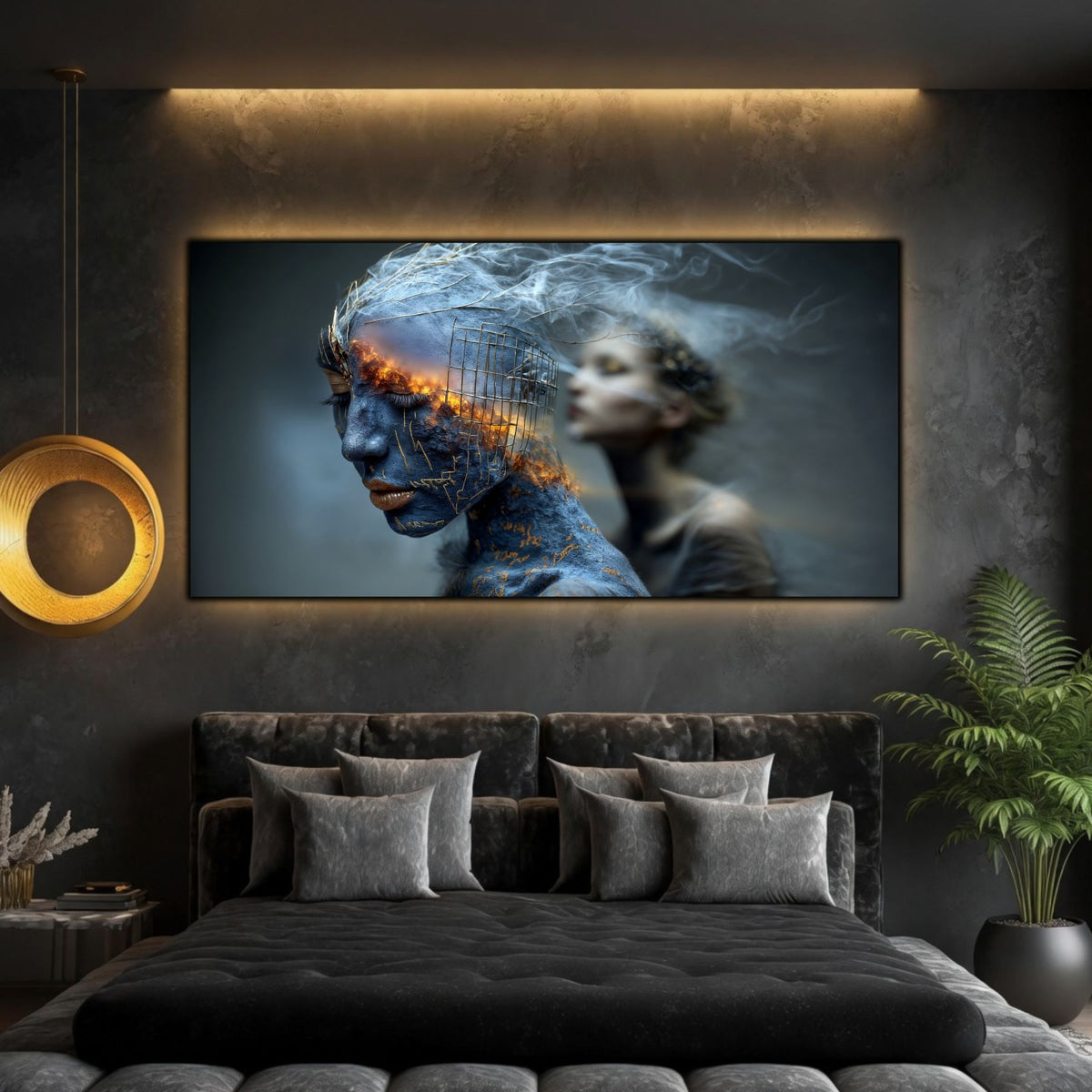 Tablou Living Modern – Captivă în jar