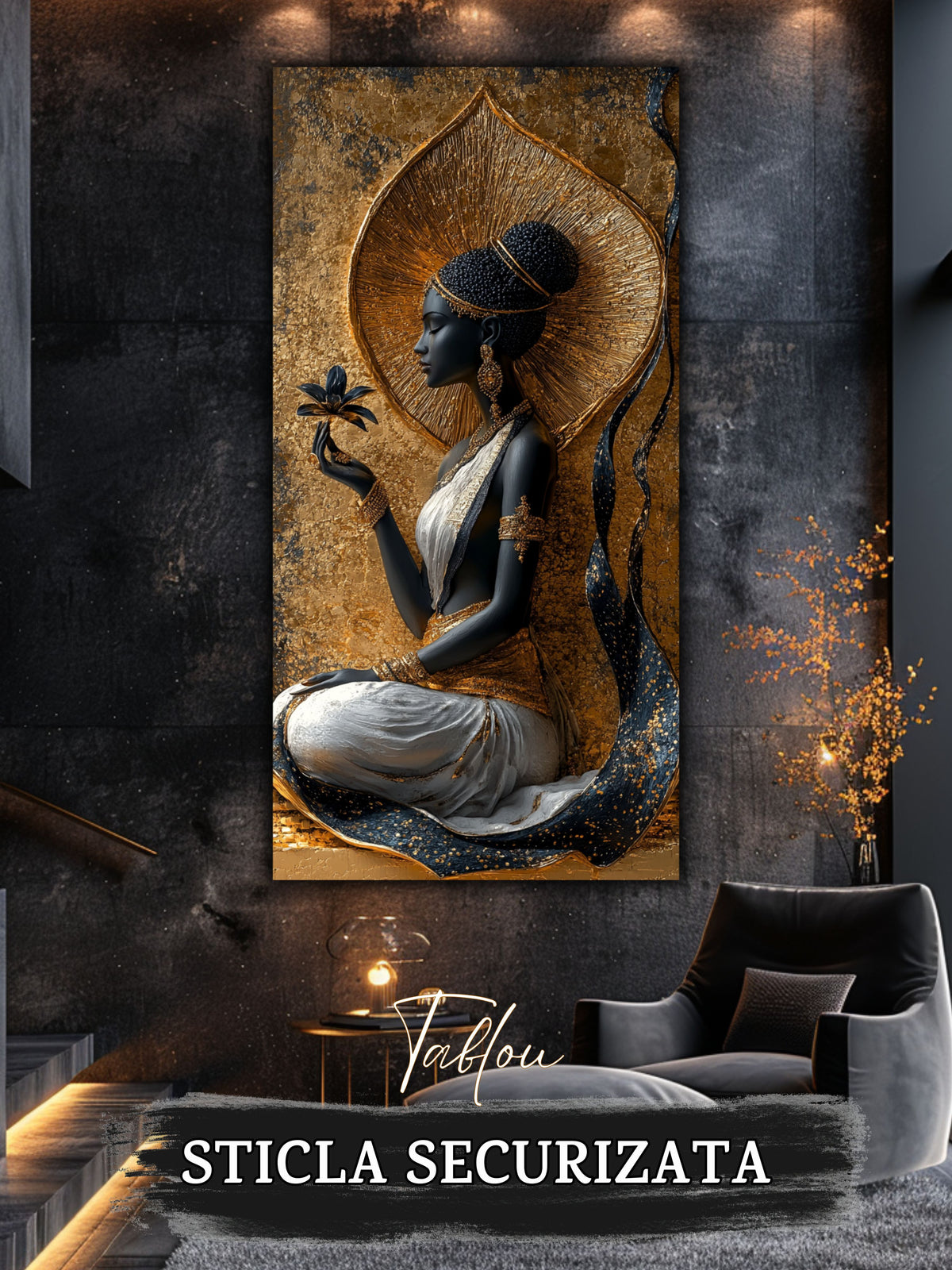 Tablou Sticla  - Aurum Divinum - 22