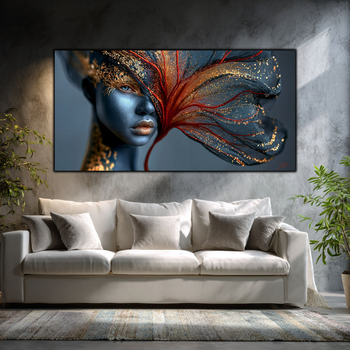 Tablou Abstract Living – Petal of Fire