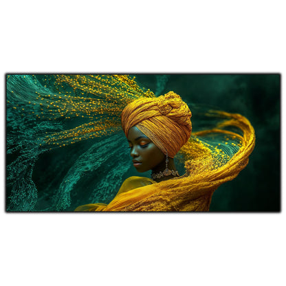 Tablou Portret Meditativ – Paza pulberii de jad