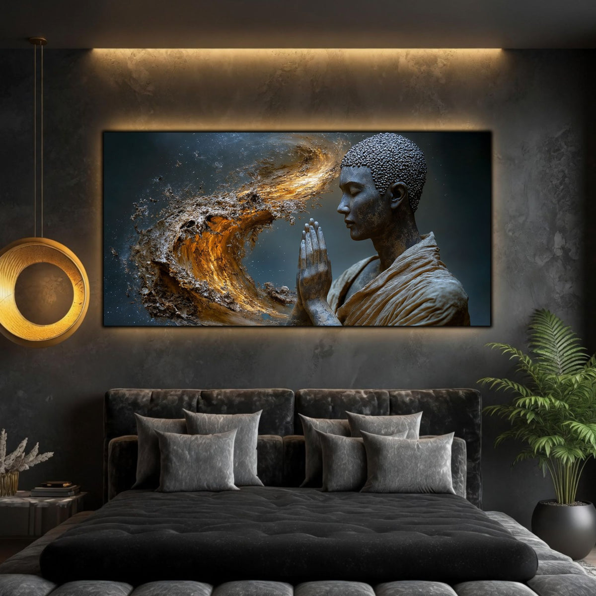 Tablou Abstract Living – Paza flăcării interioare