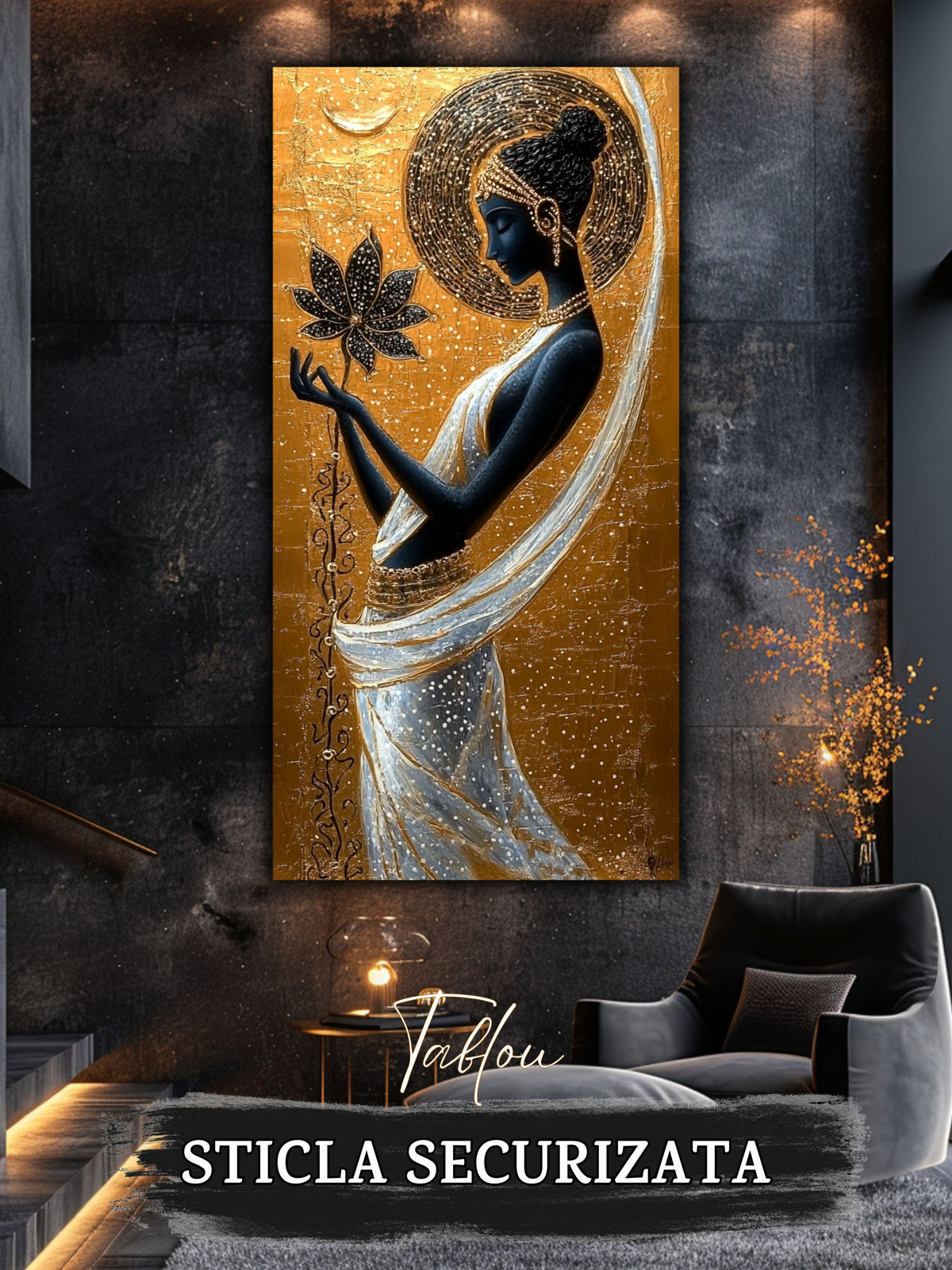 Tablou Sticla  - Aurum Divinum - 23