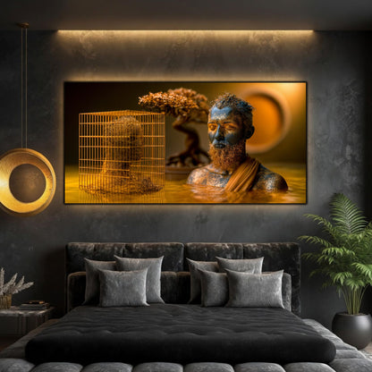 Tablou Modern Living – Paza umbrei din colivie