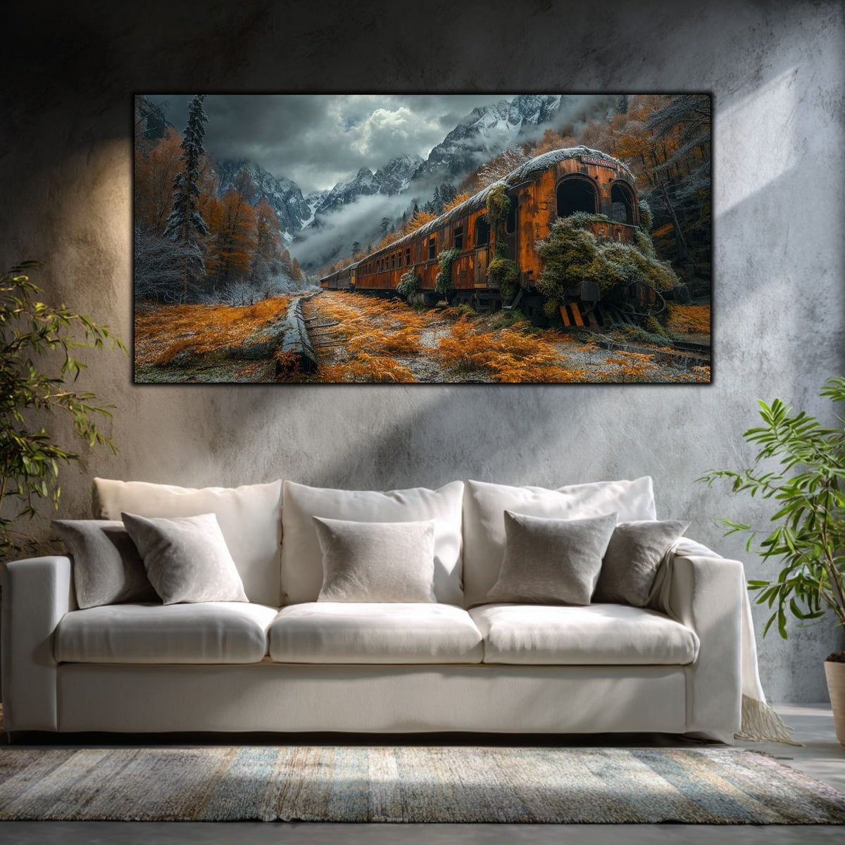 Tablou living elegant – Rusted Arrival | The Long Way Home