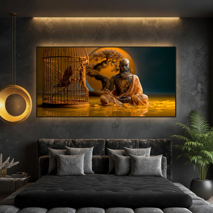 Tablou Modern Living – Zborul uitat din colivia de aur