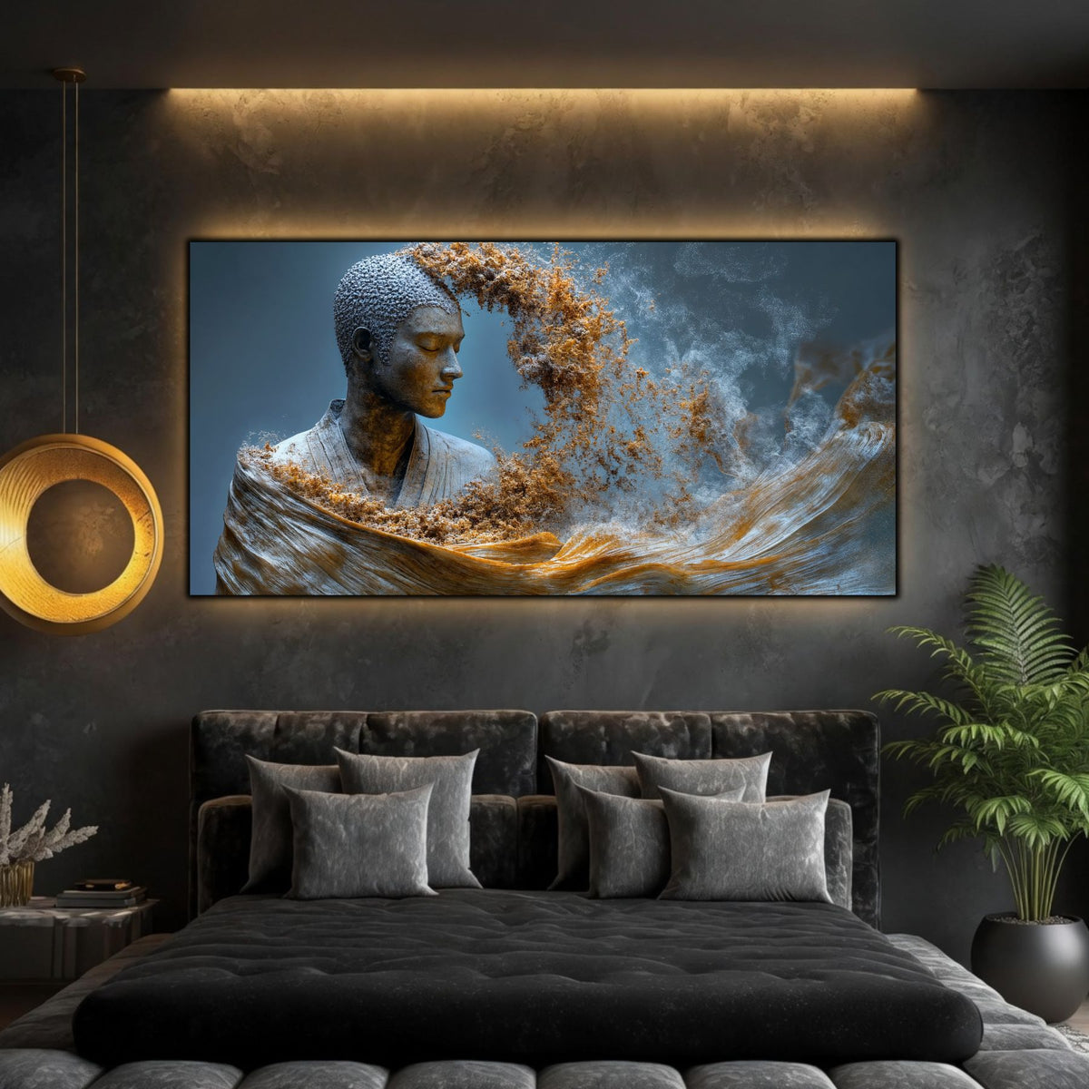 Tablou Abstract Modern – Respirația pulberii de stele