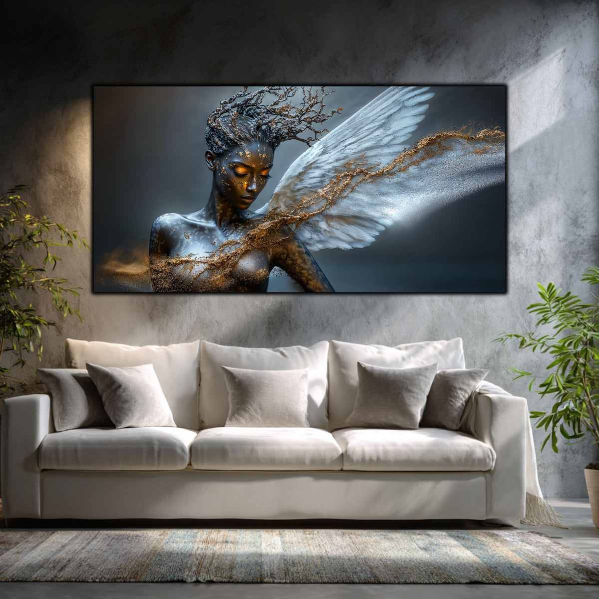 Tablou Modern Living Aripa Albă a Devenirii