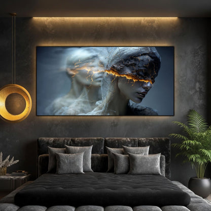Tablou Living Modern – Privirea mistuită