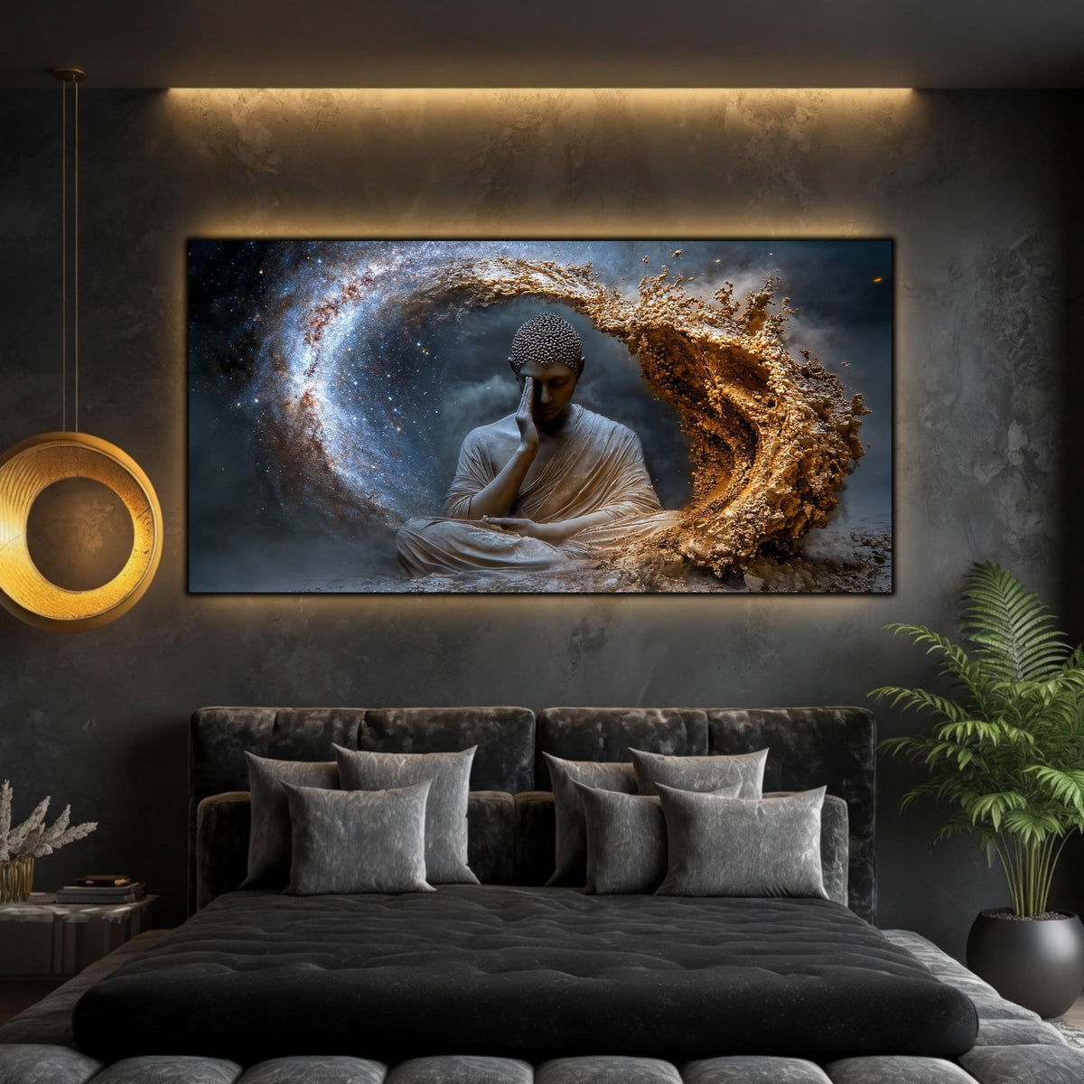 Tablou Abstract Living – Ochiul galaxiei adormite