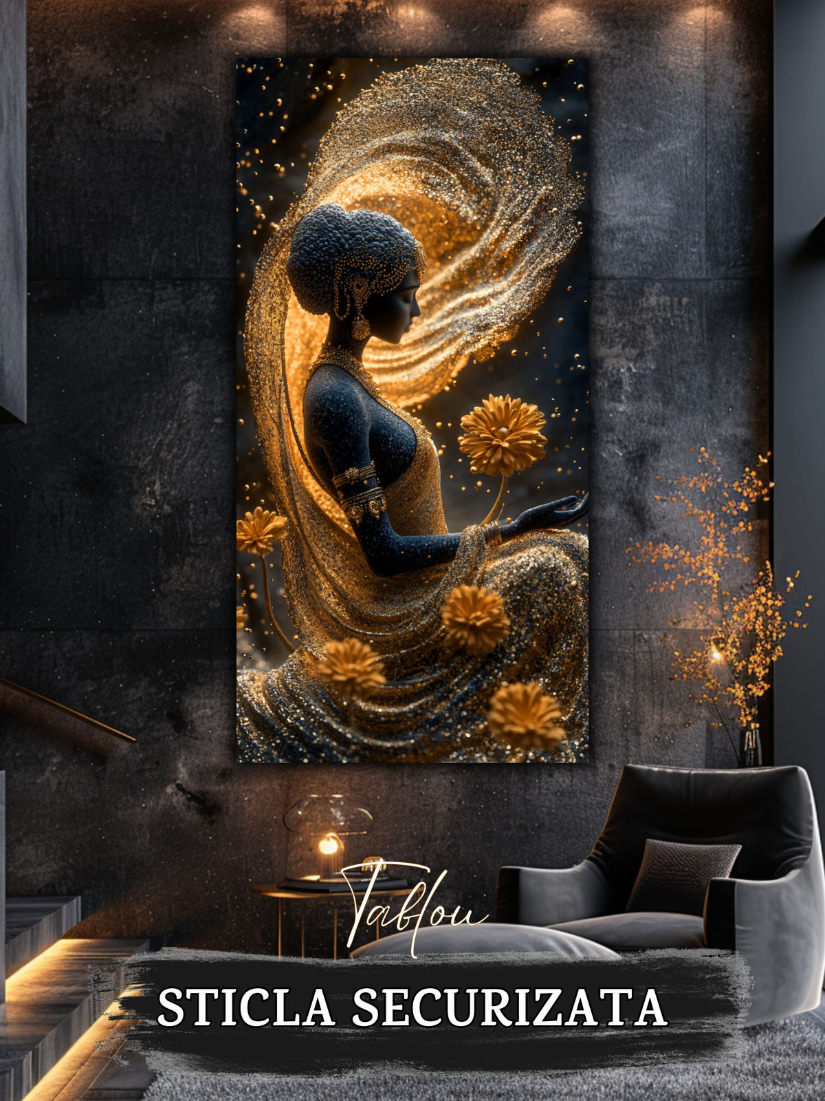 Tablou Sticla  - Aurum Divinum - 16